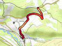 Col du Banchet from Les Petits Moulins