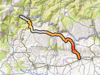 Col du Buissou from Cesseras