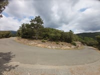 Col du Cabarétou from Riols