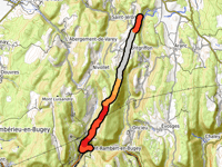 Col du Cendrier da Saint Rambert en Bugey