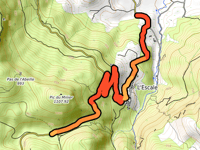 Col du Chandelier from L'Escale