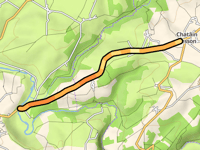 Col du Chatain-Besson da Montbron via Route de Montbron