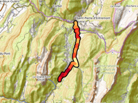 Col du Cucheron von Saint Pierre d'Entremont über Saint Philibert