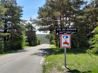 Col du Ferrier desde Saint-Vallier-de-Thiey