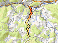 Col du Frissonet via Celles sur Durolle