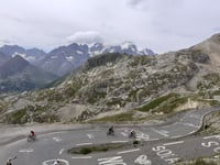 Col du Galibier vanuit Col du Lautaret