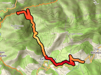 Col du Garavel from Gorges l'Aude