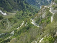 Col du Glandon von Barrage du Verney / Allemont