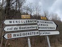 Col du Goetzenberg von Niedersteinbach