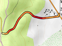 Col du Grand Châtaignier da Saint Paul le Jeune