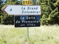 Col du Grand Colombier desde Artemare por Selle de Fromentel