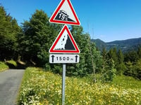 Col du Grand Colombier desde Artemare por Selle de Fromentel
