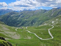 Col du Grand-Saint-Bernard from Aoste via Porossan
