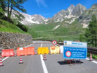Col du Grand-Saint-Bernard von Aoste über Porossan