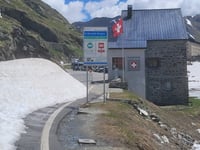 Col du Grand-Saint-Bernard von Aoste über Porossan