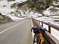 Col du Grand-Saint-Bernard from Aoste via Porossan