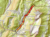 Col du Granier da Saint Pierre d'Entremont