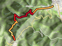 Col du Hundsruck from Bitschwiller-lès-Thann via Chemin du Kehrlenbach