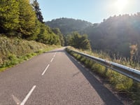 Col du Hunsdruck vanuit Bourbach-le-Bas