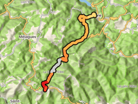 Col du Layrac vanuit Beau Désert