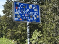 Col du Marchairuz from Le Brassus