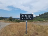 Col du Méran von Saint Laurent du Pape