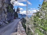 Col du Mont Noir from Saint-Gervais via Col de Romeyere