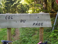 Col du Page von Mont d'Oderen