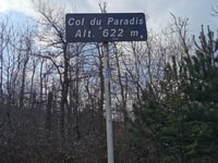 Col du Paradis par Arques desde Arques