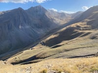 Col du Parpaillon von La Condamine-Châtelard