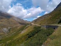 Col du Petit Saint-Bernard from Bourg Saint Maurice