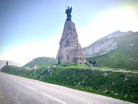 Col du Petit Saint-Bernard from Bourg Saint Maurice via Montvalezan