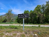 Col du Pignon von Aspres sur Buëch über Route de Veynes