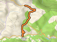 Col du Poteau von Mas de Cours