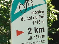 Col du Pré from Beaufort