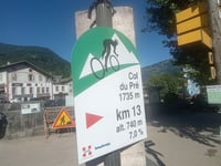 Col du Pré from Beaufort