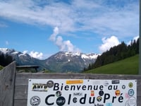 Col du Pré from Beaufort
