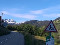 Col du Pré from Beaufort