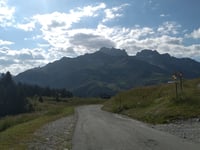 Col du Pré from Beaufort