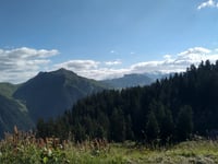 Col du Pré from Beaufort