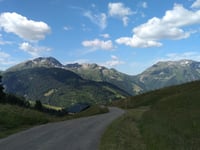 Col du Pré from Beaufort