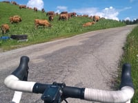 Col du Pré from Barrage de Roselend