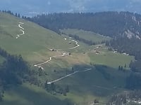 Col du Pré from Barrage de Roselend