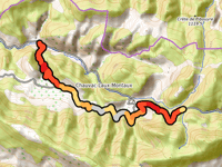 Col du Reychasset via Chauvac - Laux - Montaux