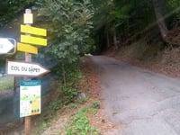 Col du Sapey from Hermillon