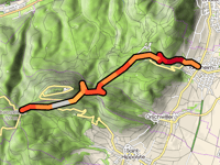 Col du Schaentzel von Kintzheim über Mur de la Volerie des Aigles