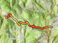 Col du Trébatut von Bourgs sur Colagne