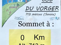 Col du Vorger von Marthod