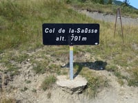 Col la Sausse von Saint Ferréol Trente Pas