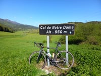 Col Notre Dame von Gesse über Col du Castel
